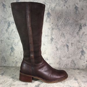 Rockport Suede Sherpa Lined Tall Riding Boots